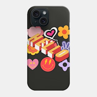 Retro style stickers Phone Case