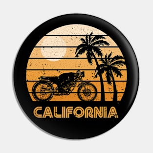 Retro Sunset California Rider Pin