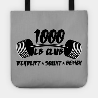 1000 LB Club Powerlifting Tote