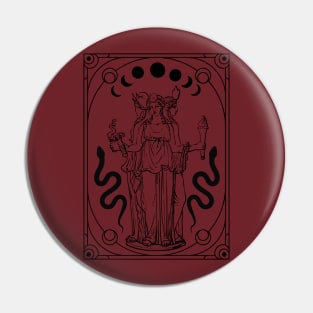 Hekate Nouveau Occult Pin