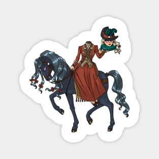 Dullahan Headless Horsewoman Rider MONSTER GIRLS Series I Magnet