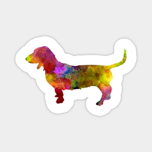 Artesian Norman Basset in watercolor Magnet