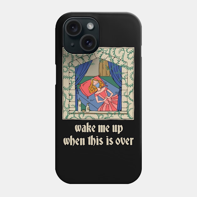 Sarcastic Sleeping Princess Phone Case by Eclecterie