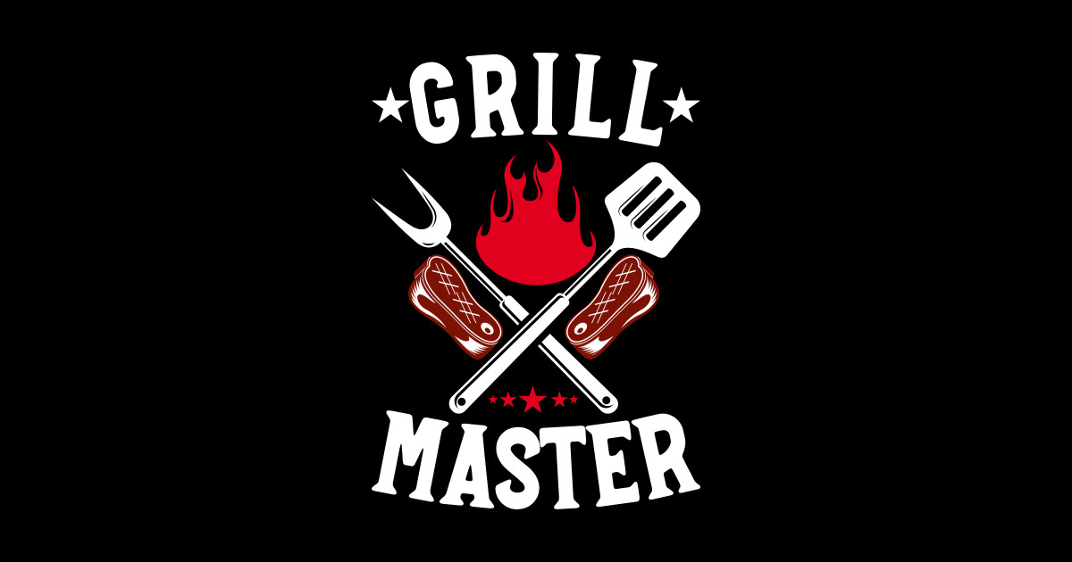 Grill Master Retro Vintage - Grill Master - Sticker | TeePublic