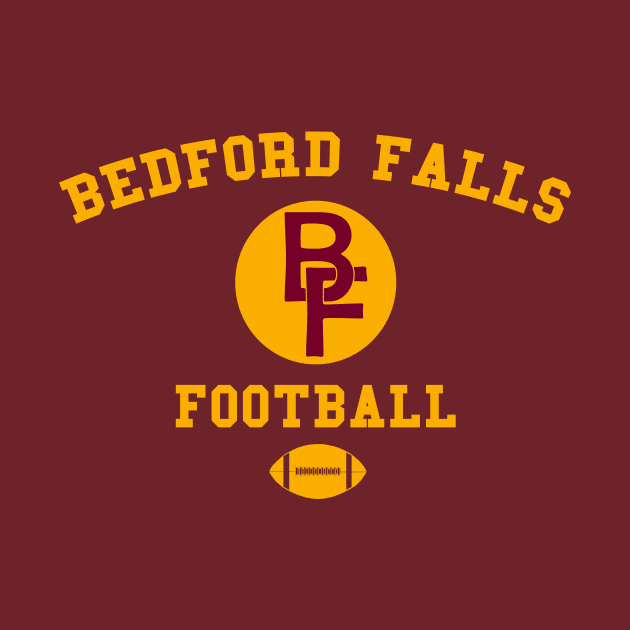 Bedford Falls Football by Exit28Studios