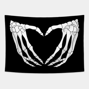 Skeleton Hand Hearts "Pastel Goth" - Type 1 Tapestry