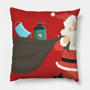 Santa Claus Coronavirus Pillow