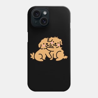 Golden Retrievers Hug Dog Lover Terrier Phone Case