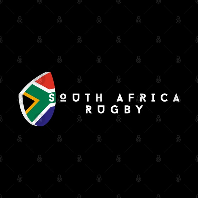 Minimalist Rugby Part 2 #006 - South Africa Rugby Fan by SYDL