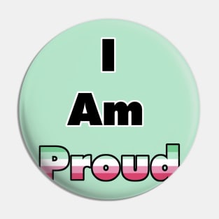 I am Proud (Abrosexual) Pin