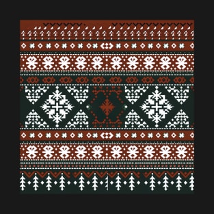 christmas seamless pattern design T-Shirt