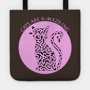 Cats Are A-Maze-ing Maze T-Shirt Tote
