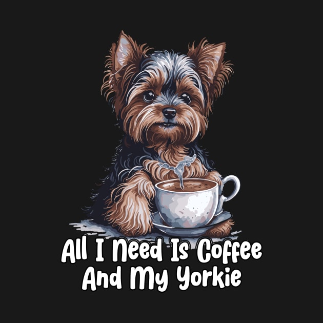 All I Need Is Coffee And My Yorkie by star trek fanart and more