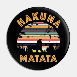 Hakuna Matata Retro Pin