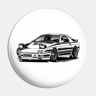 EUROBEAT INTENSIFIES - RX7 FC3S full-body version Pin