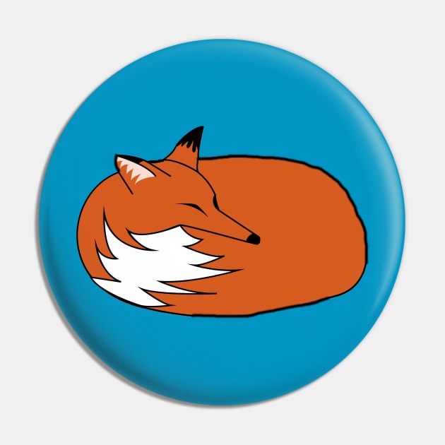 Witty Fox Pin by PatrioTEEism