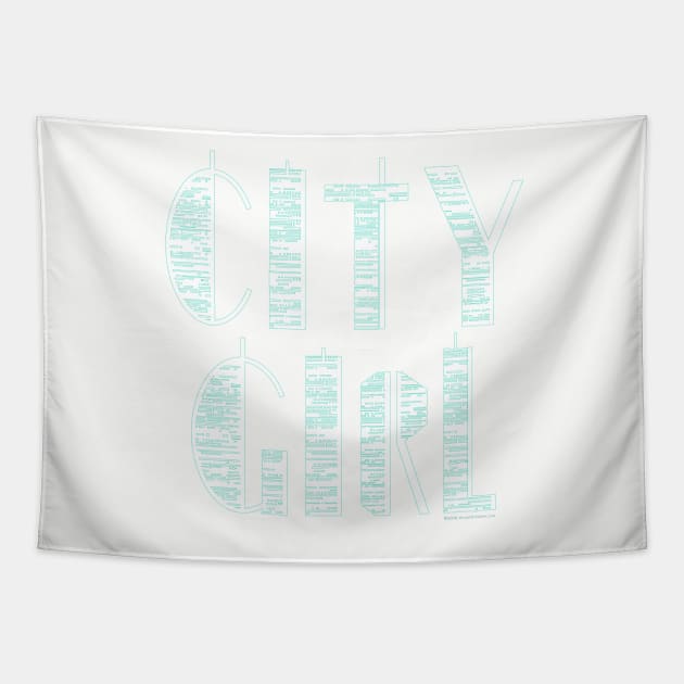 City Girl Tapestry by House_Of_HaHa