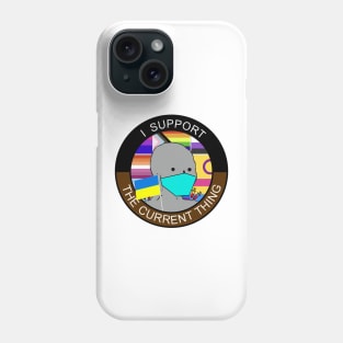 I support the current thing npc meme Phone Case