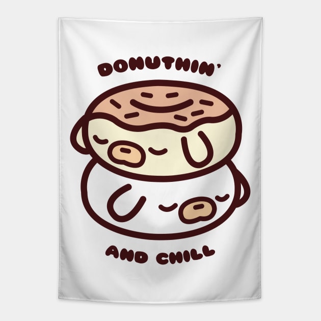 Donuthin' and Chill Tapestry by Nibblings