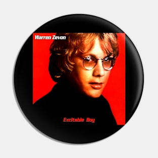 Excitable Boy 1978 Classic Rock Throwback Pin