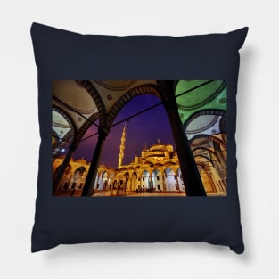 The Blue Mosque Pillow