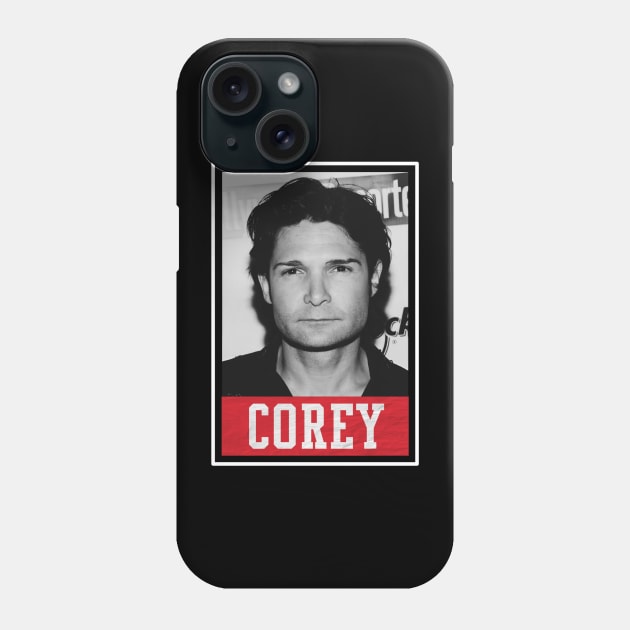 corey feldman Phone Case by one way imagination