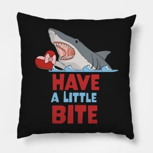 Have a Bite Romantic Shark Pillow