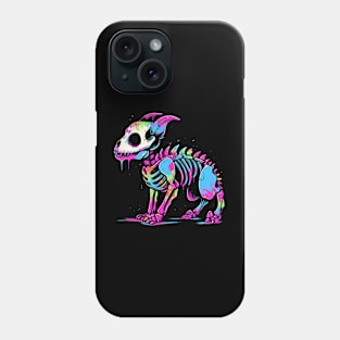 dog skeleton Phone Case