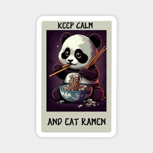 Panda Sweet Ramen Eat Cute Magnet