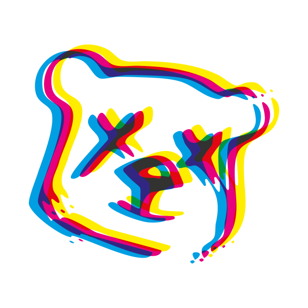 CMYK Bear Logo - DEADZOO by TomatoSauce_