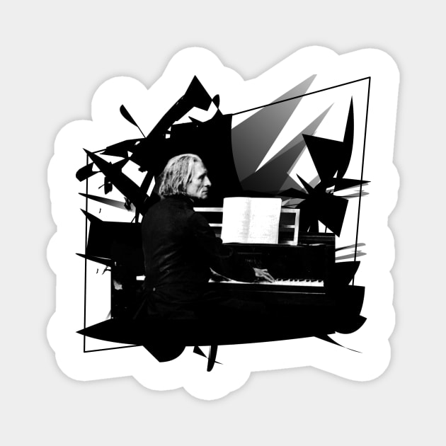 Franz Liszt - Piano King Magnet by vivalarevolucio