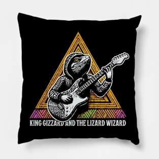 The Lizard Wizard Pillow