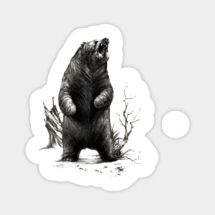 Angry Bear Magnet