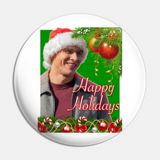 Evan "Buck" Buckley - Happy Holidays Pin