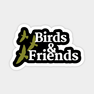 birds with friends cool Magnet