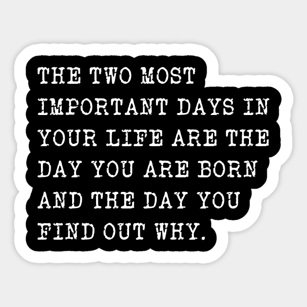 Inspirational quote - Inspirational Quote - Sticker