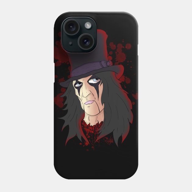 Alice Cooper Phone Case by schockgraphics