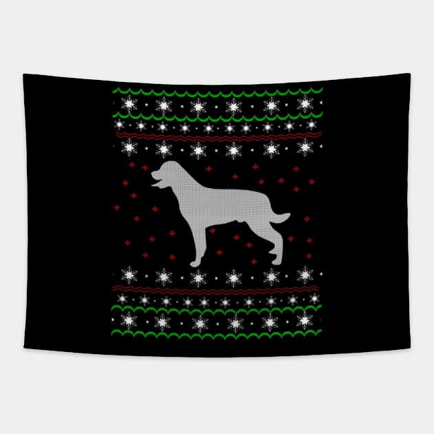 Rottweiler Ugly Christmas Sweater Gift Tapestry by uglygiftideas