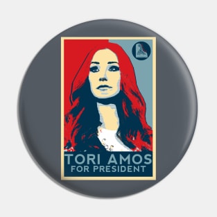 Tori Amos For President Pin