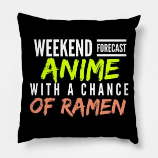 Vintage Anime and Ramen Lover Gift idea Pillow