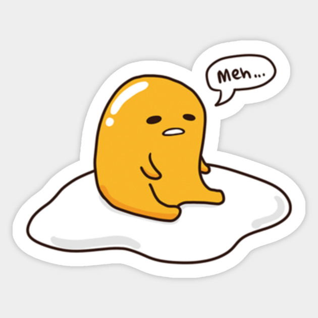 Wallpaper Wake Up Gudetama Gudetama Egg Autocollant Teepublic Fr For Free