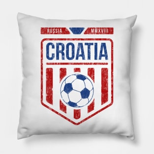 Croatia Hrvatska Soccer Football Pillow