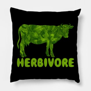 Herbivore Funny Vegan Gift Pillow