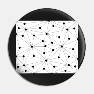 Abstract geometric pattern - black and white. Pin