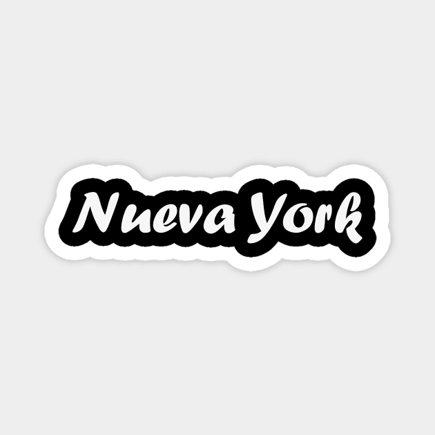 Spanish New York - Nueva York T-Shirt Magnet by direct.ul
