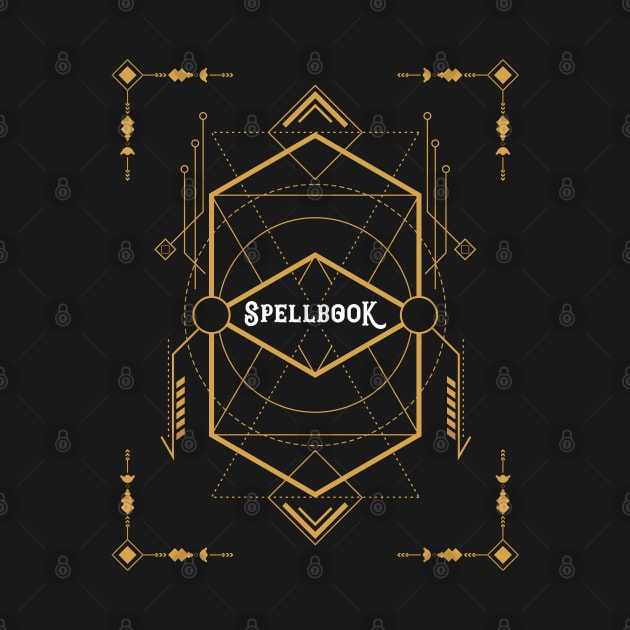 Spellbook - Magic and Witchcraft Wizard and Witch Tabletop Addict by pixeptional