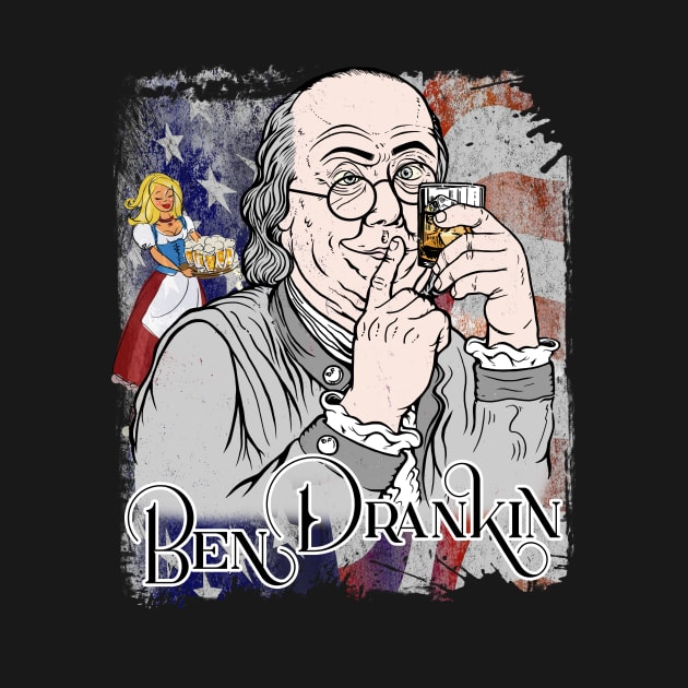 Ben Drankin 4th of July Benjamin Franklin by norules