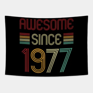 Vintage Awesome Since 1977 Tapestry