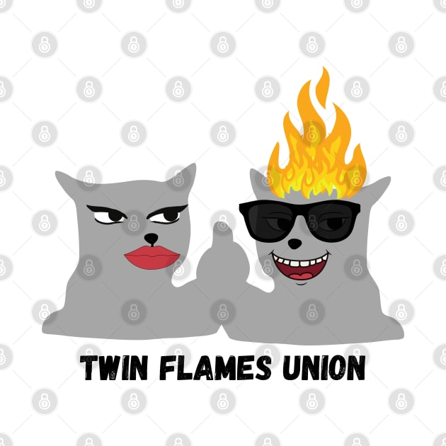 twin flames union by crearty art