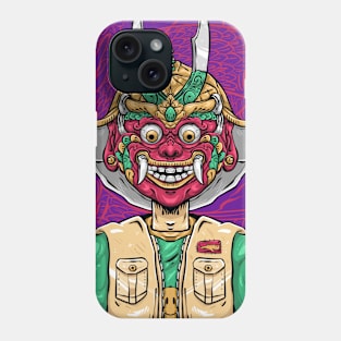 Modern samurai japanese Phone Case